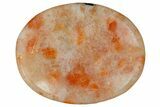 Polished Sunstone Worry Stones - 1.4" Size - Photo 3
